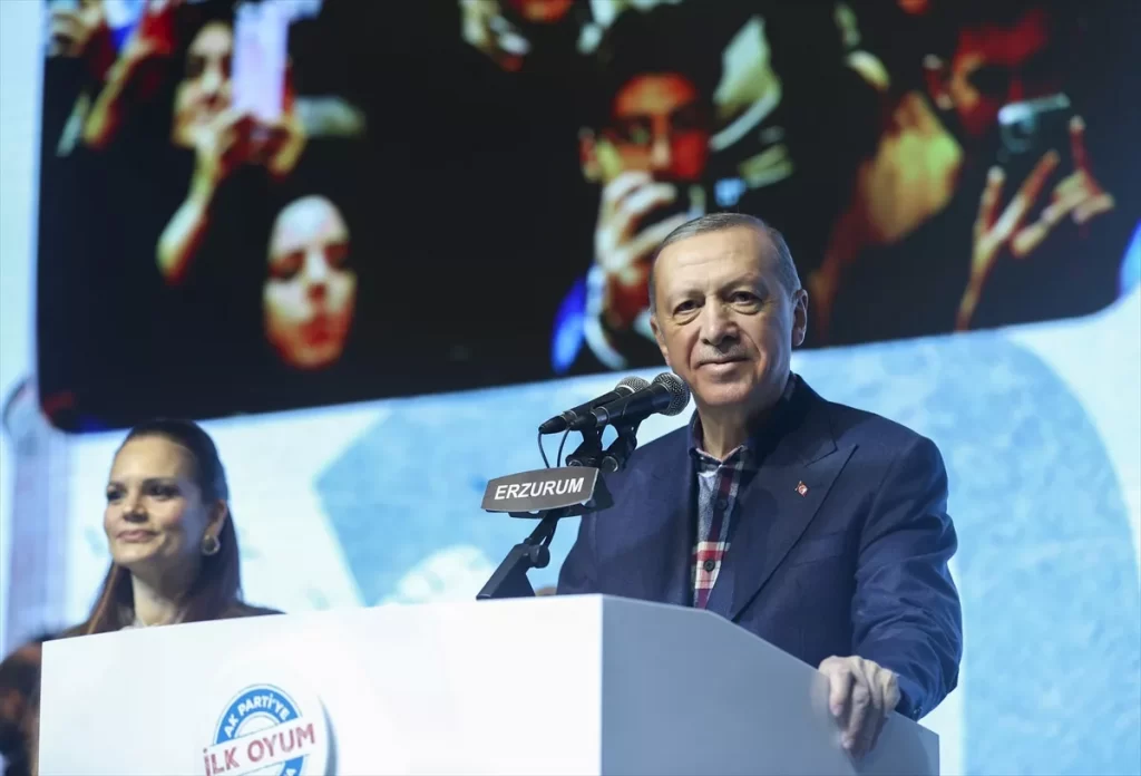 erdogan erzurumda genclerle habermeydan