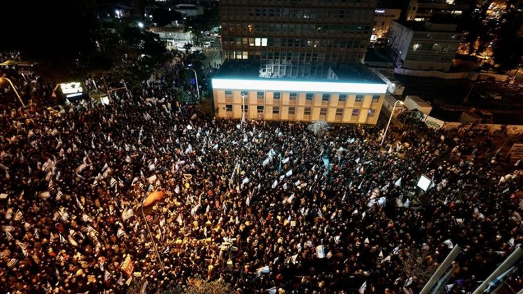 israil protesto habermeydan