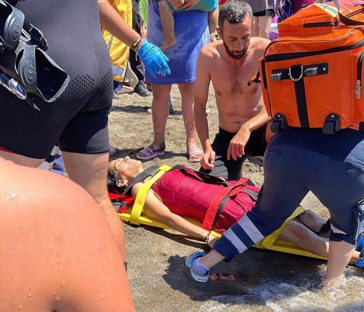 sinop ta bir kadin bogulma tehlikesi gecirdi habermeydan