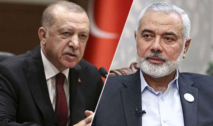 baskan erdogan hamas siyasi buro baskani heniyye ile gorustu habermeydan