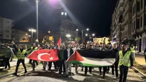 sinop ta israil in hastaneye saldirisi protesto edildi1 habermeydan