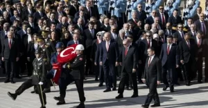 Cumhurbaskani Erdogan ve devlet erkani Anitkabirde2 habermeydan