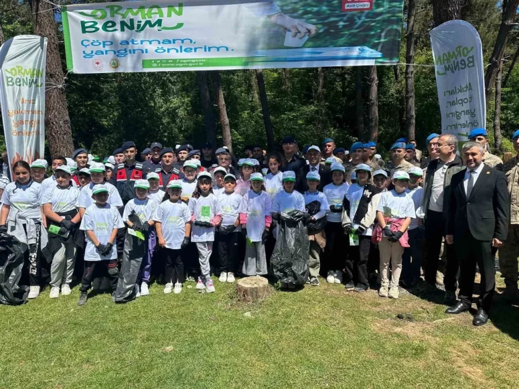 sinop ta orman benim kampanyasi kapsaminda temizlik etkinligi habermeydan