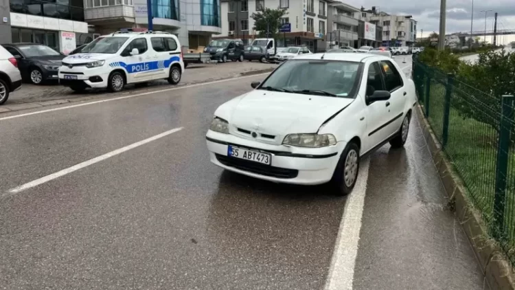 sinop ta trafik kazasinda 4 yasinda cocuk hafif yaralandi habermeydan