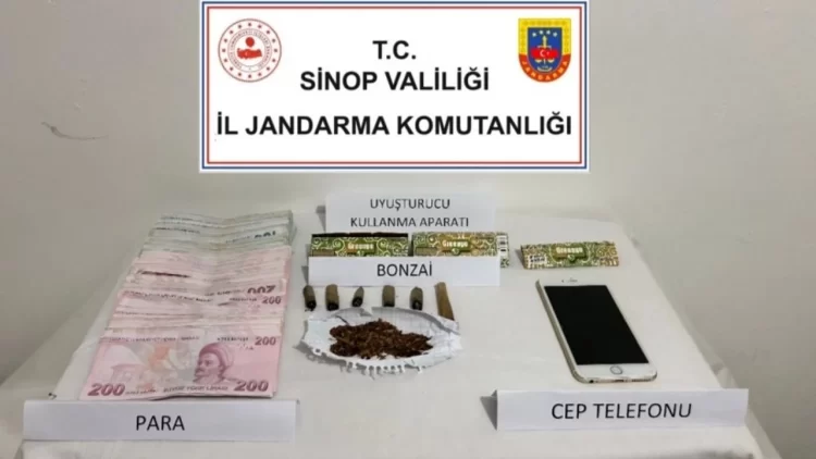 sinop boyabat ta yapilan uyusturucu operasyonunda 2 gozalti habermeydan