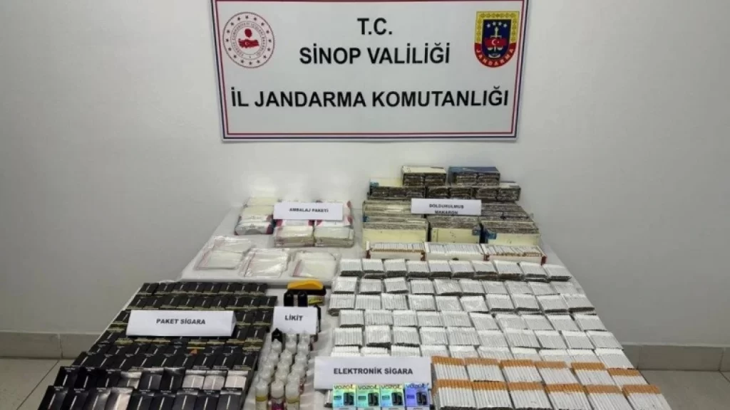 sinop turkeli de 10 bin 440 makaron ele gecirildi habermeydan