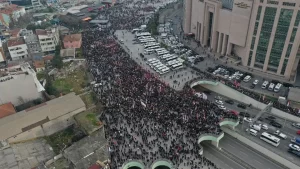 IBB Baskani Ekrem Imamoglu ifade vermek icin adliyede1 habermeydan