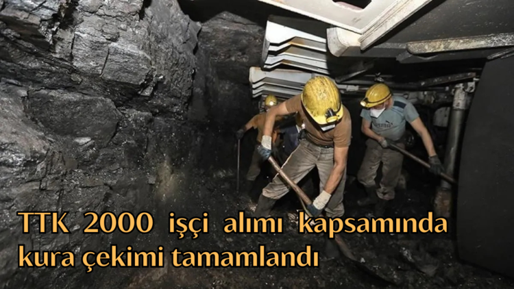 Türkiye Taşkömürü Kurumu’nun (TTK) 2000 pano ayak üretim işçisi alımı için düzenlediği kura çekimi, 10 Nisan 2025 Perşembe günü noter huzurunda Zonguldak Belediyesi Aşık Veysel Kültür Merkezi’nde gerçekleştirildi.